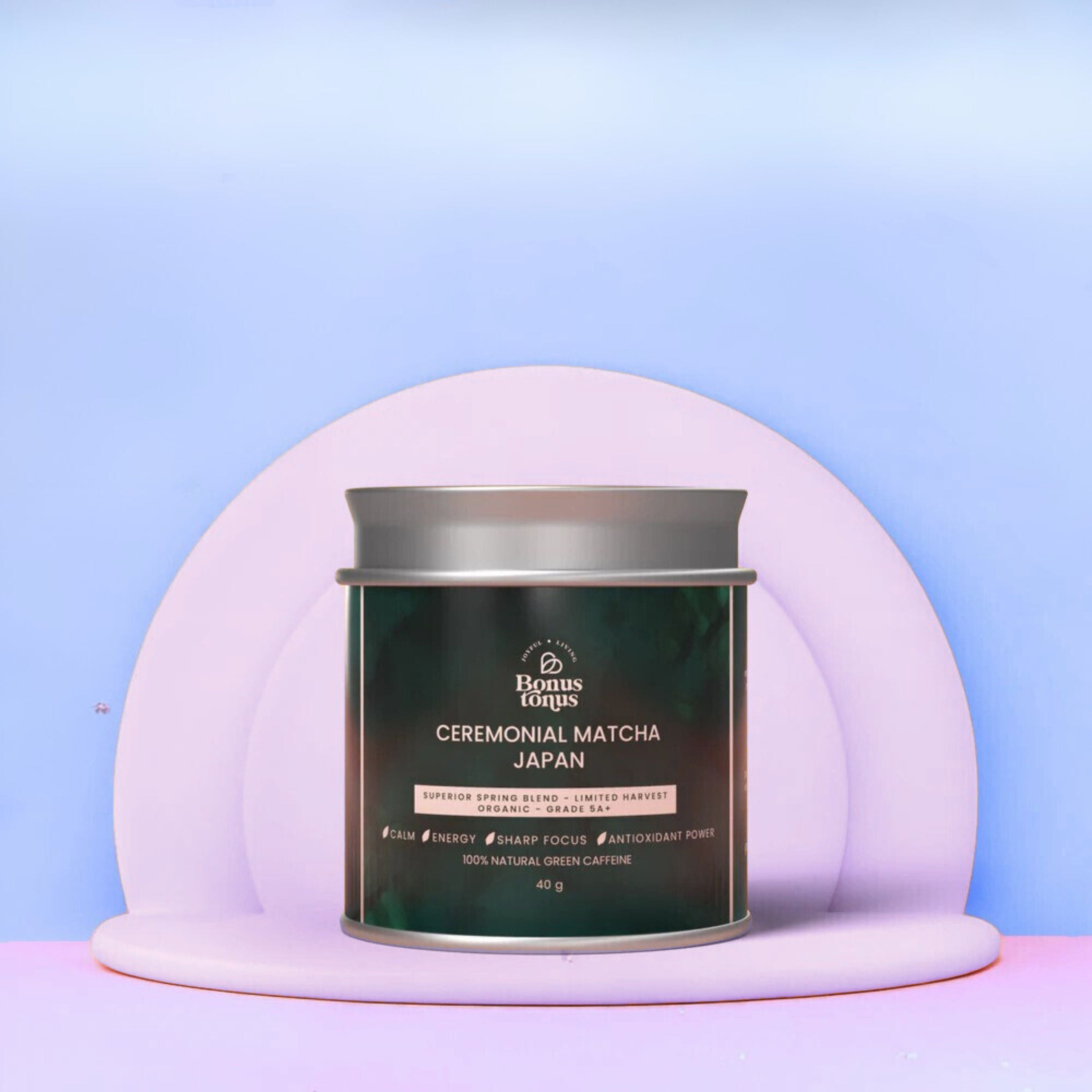 Organiška riboto derliaus matcha - 5A+ klasė - 40gBONUS TONUS