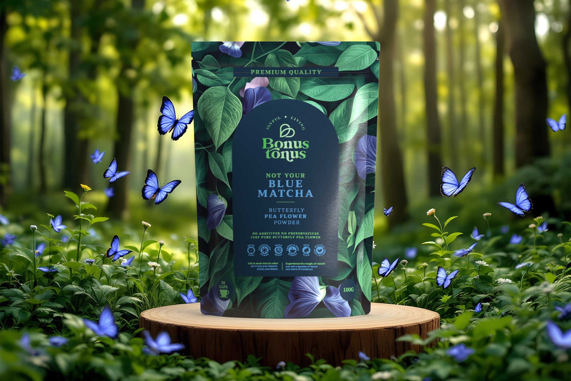 (Ne) Mėlyna Matcha-100g