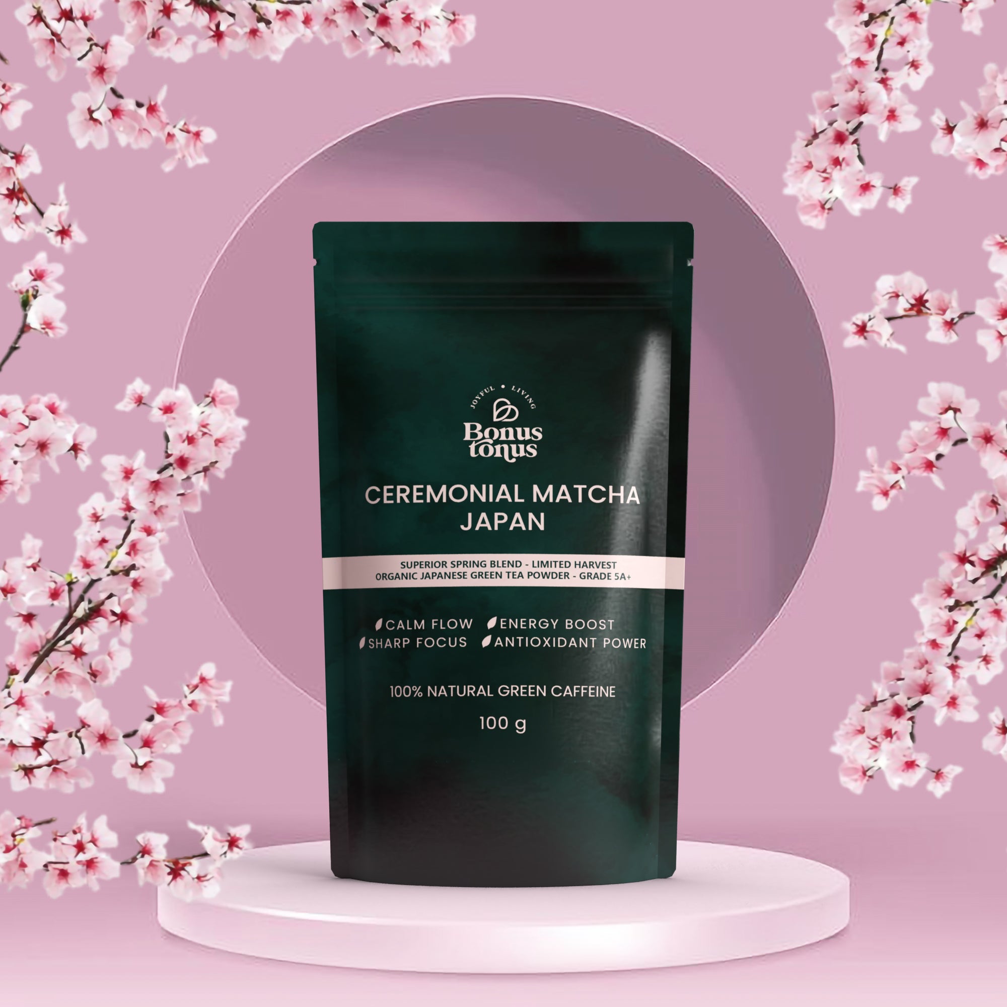 Organiška riboto derliaus matcha-5A+ klasė-100g